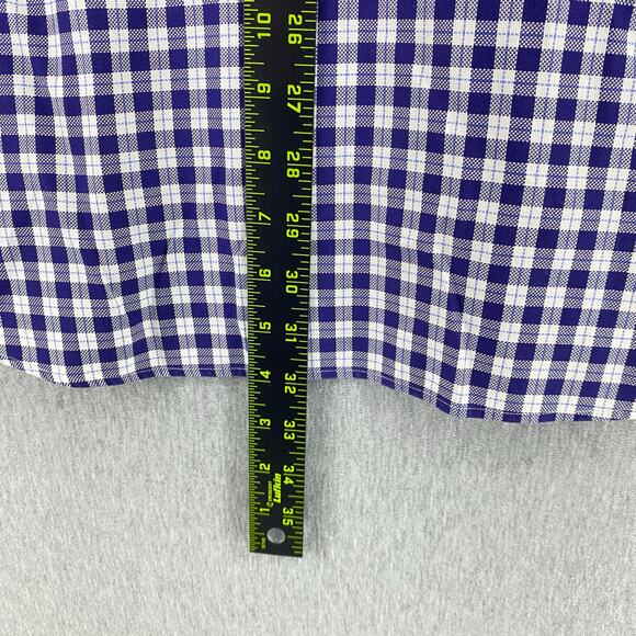 Polo Ralph Lauren Men's 16 1/2-34 Button Shirt Long Sleeve Plaid Blue Philip - Picture 5 of 6